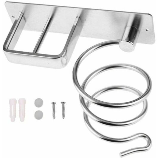 Hair Dryer Holder Hair Dryer Holder Hair Straightener Holder Hair Dryer Holder Hair Dryer Holder Blow Aluminum Wall Holder Spiral Hair Dryer Holder