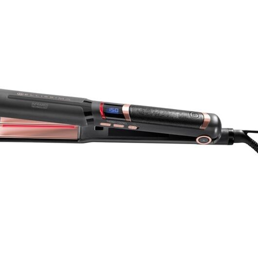 BELLISSIMA ITALIA Creativity Infrared Hair Straightener - Back & Rose Gold