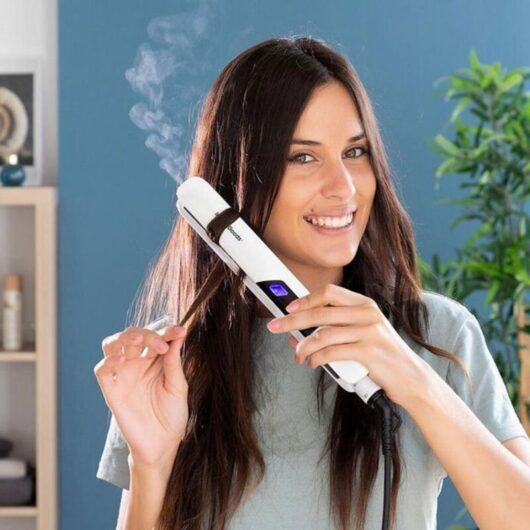 Hair Straightener - Stemio - InnovaGoods - Ceramic - 36 W - 2 Year Warranty