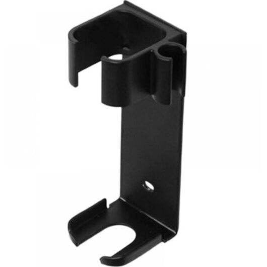 Hair straightener holder, hair salon organizer, aluminum holder, black [12.5x4.5]