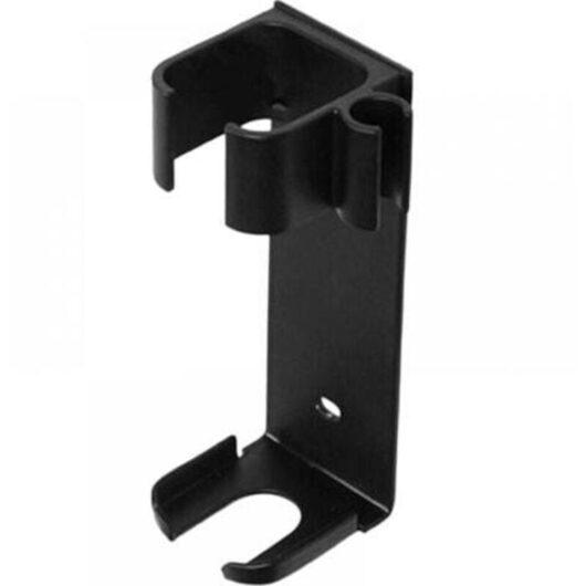 Hair straightener stand, hair salon organizer, aluminum stand, black [12.5x4.5]