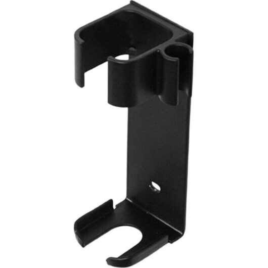 Hair straightener stand, hair salon style curling iron storage organizer, black