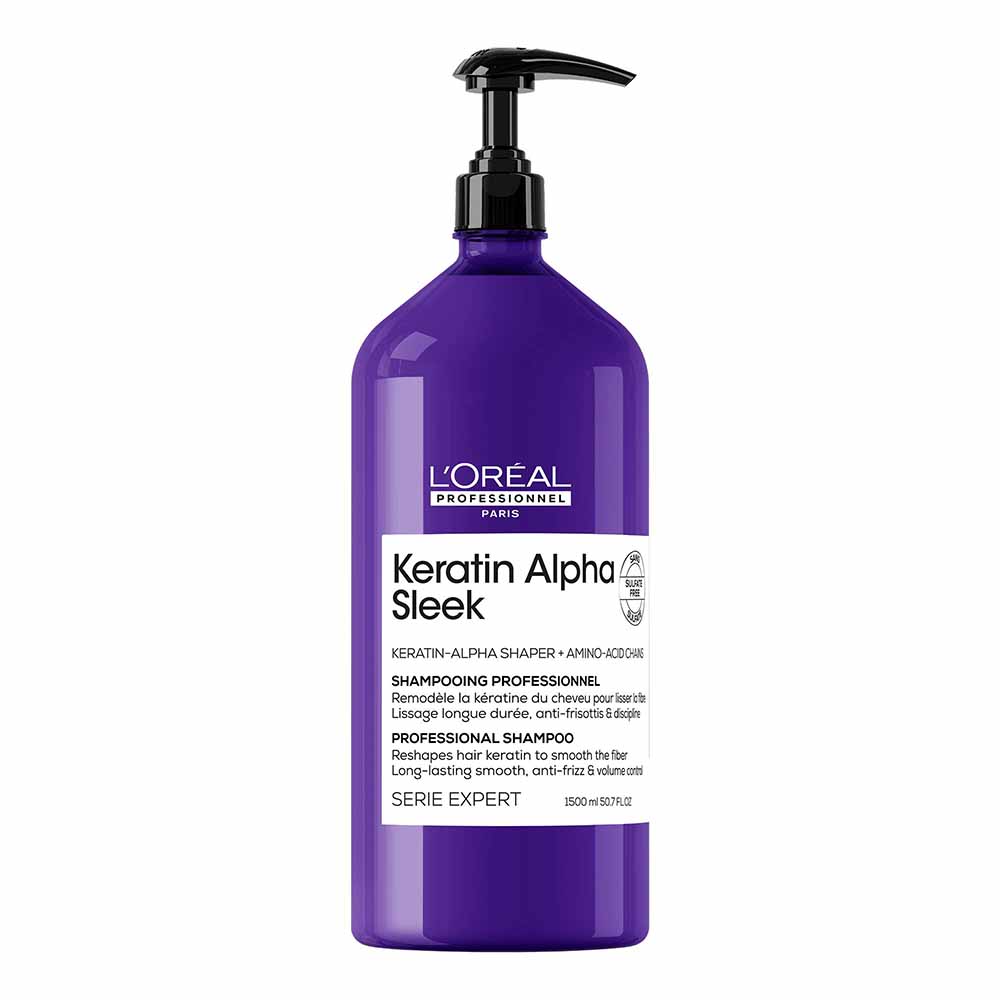 L'Oréal Professionnel Serie Expert Keratin Alpha Sleek Shampoo, 1500ml
