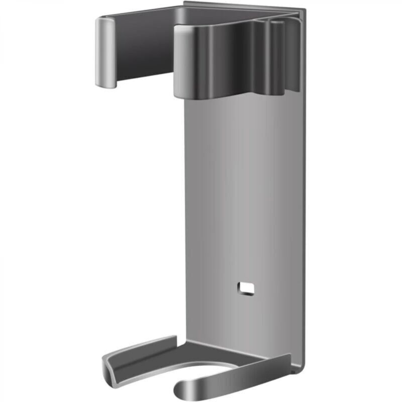 No-drill metal stand, high-temperature resistant aluminum alloy for hair straighteners, curling irons and more, gray