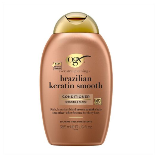 OGX Ever Straightening+ Brazilian Keratin Smooth Ph Balanced Conditioner 385ml