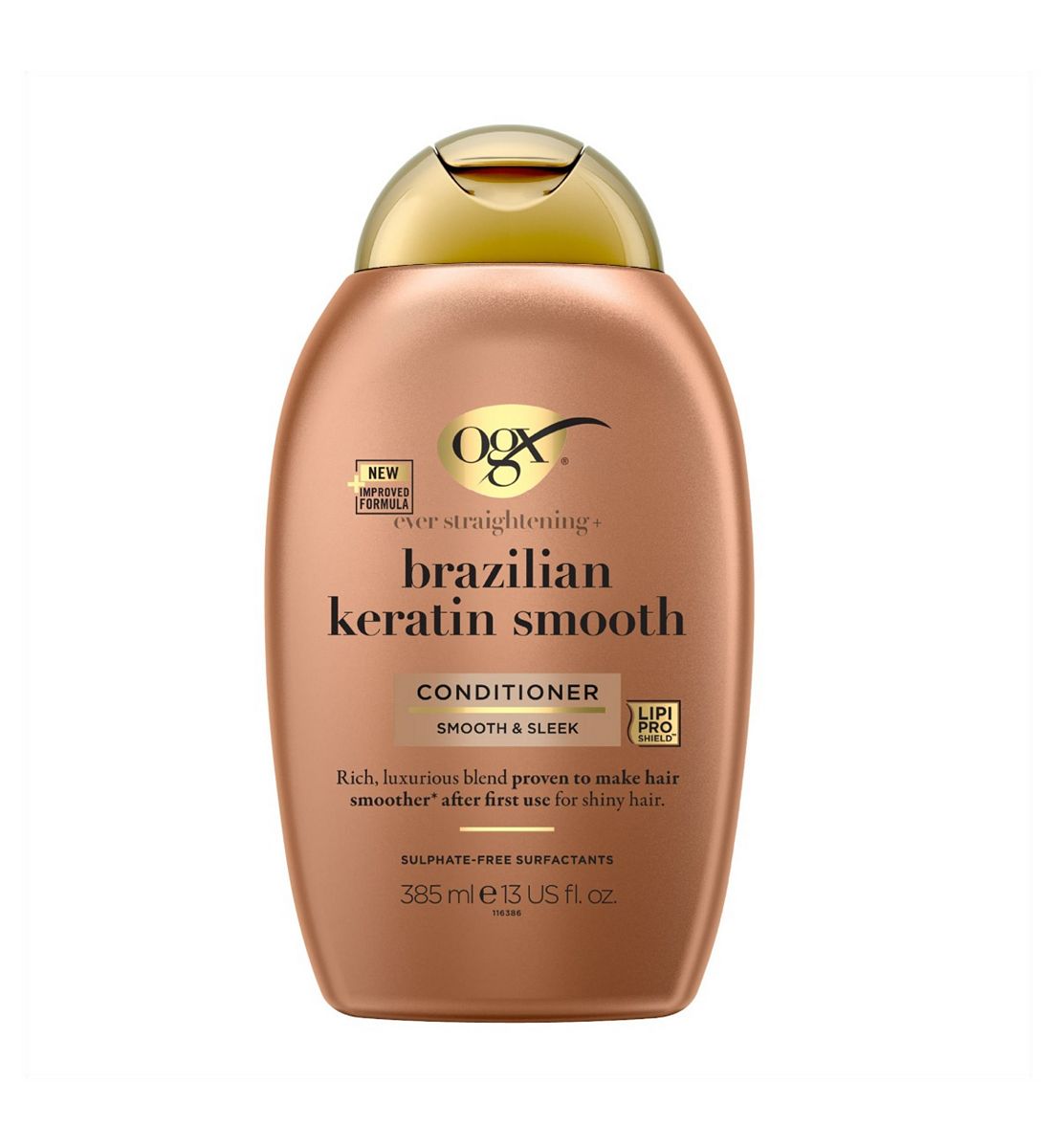 OGX Ever Straightening+ Brazilian Keratin Smooth Ph Balanced Conditioner 385ml