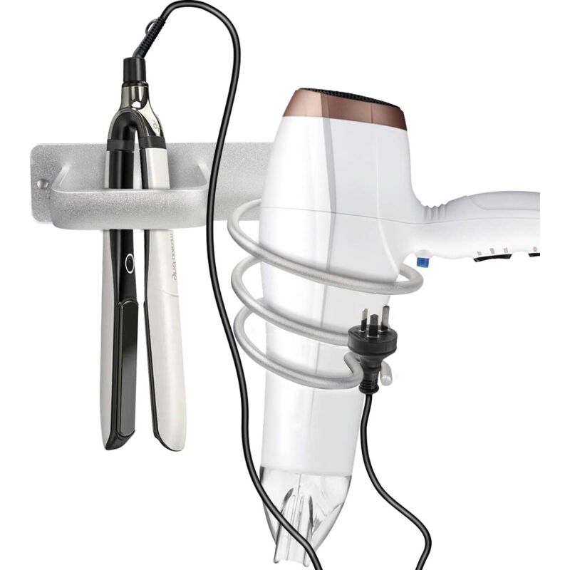 Wall-mounted organizer for hair accessories: hair dryers, straighteners, curling irons