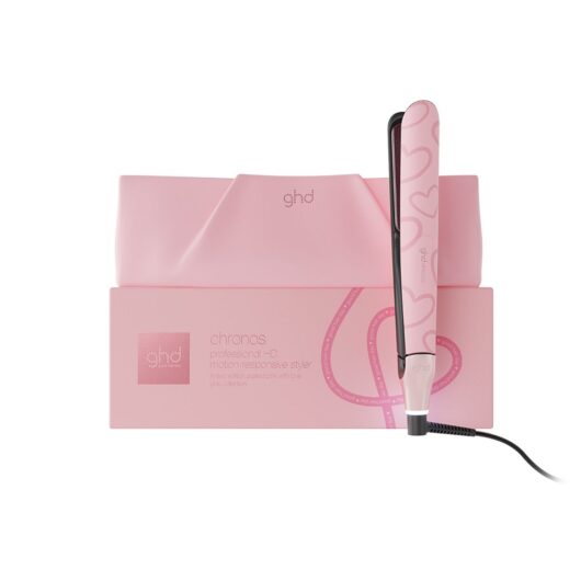 GHD Chronos Limited Edition Hair Straightener In Dusted Pink With Love