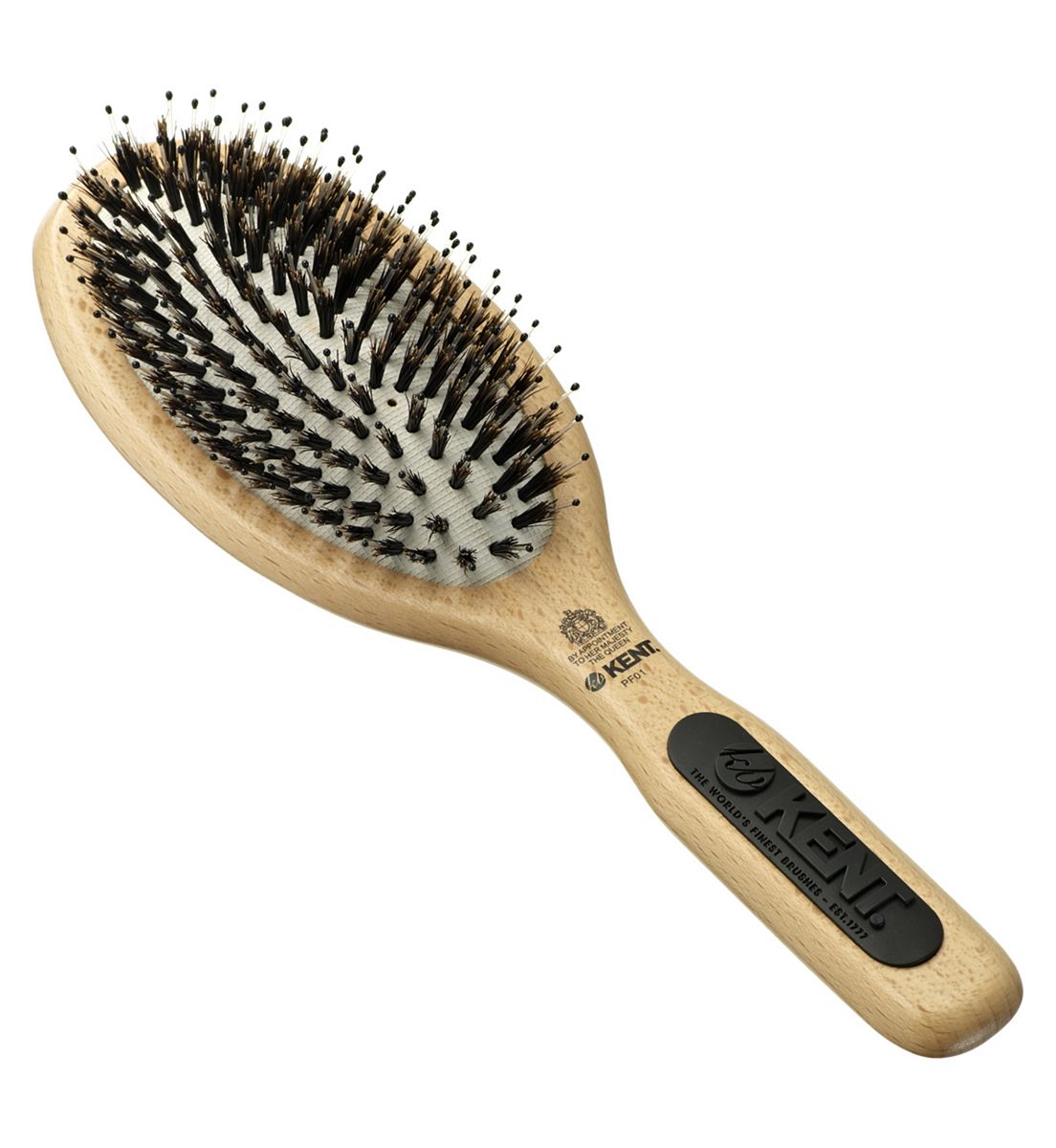 Kent Brushes Perfect For - Large Natural Bristle And Nylon Paddle Brush Pf01