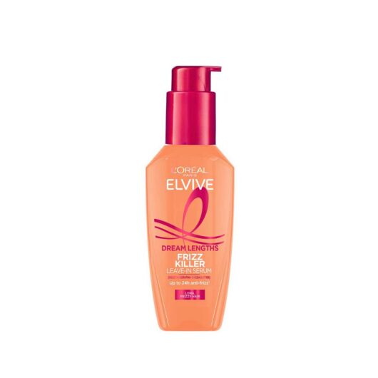 L'Oreal Paris Elvive Dream Lengths Frizz Killer Leave-In Serum For Long, Frizzy Hair 100ml