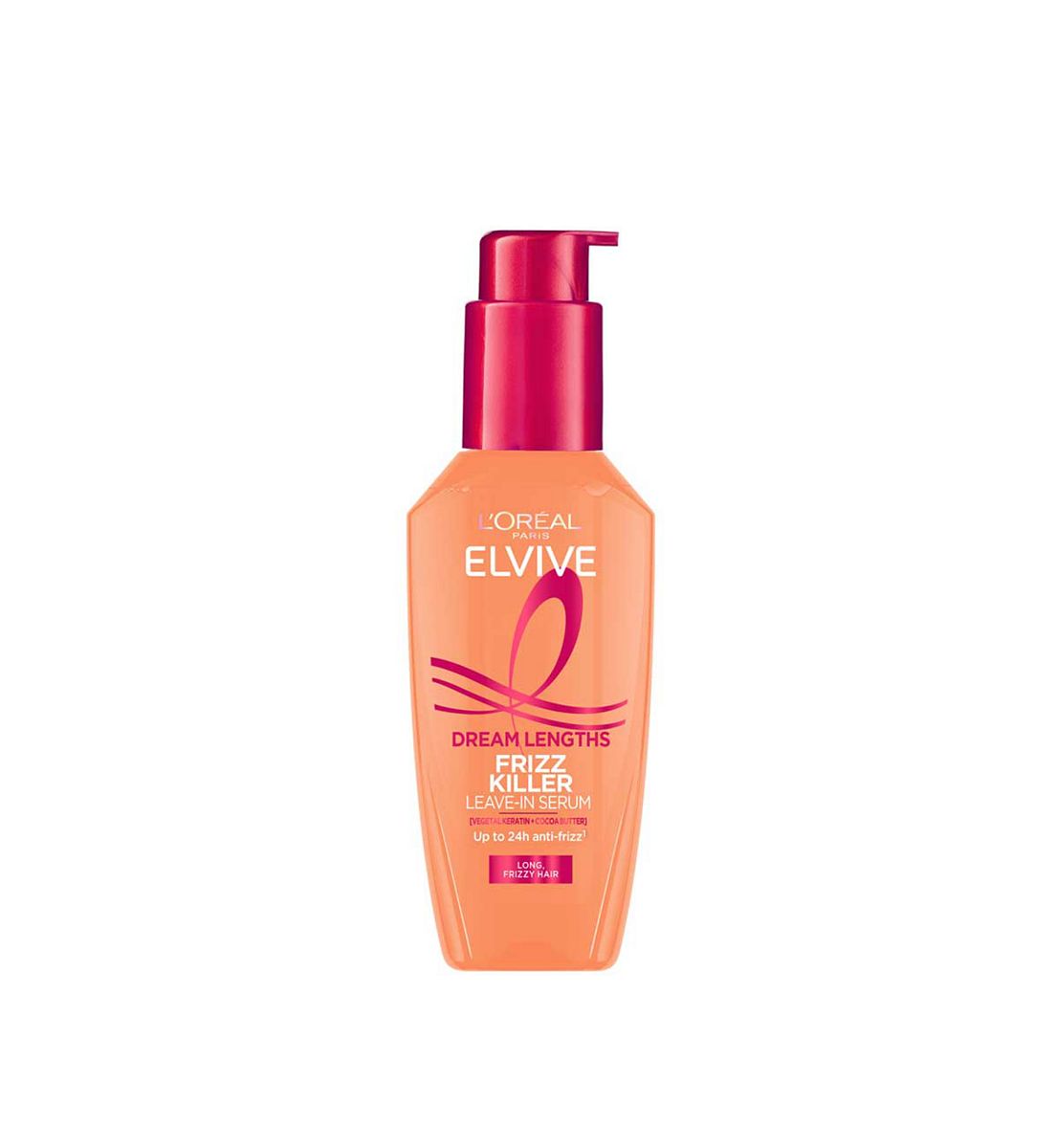 L'Oreal Paris Elvive Dream Lengths Frizz Killer Leave-In Serum For Long, Frizzy Hair 100ml