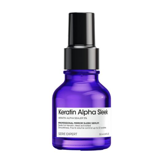 L'Oreal Professionnel Keratin Alpha Sleek Hair Serum Anti Frizz, Smoothing & Glass Shine 50ml