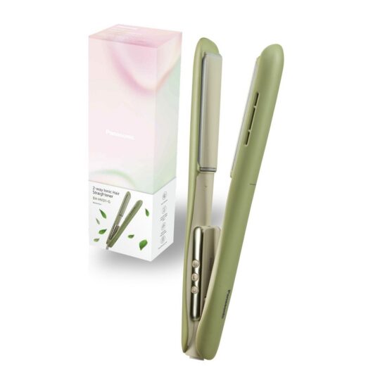 Panasonic Matcha Green Ion Conditioning Hair Straightener Ceramic Plates Eh-Hv31